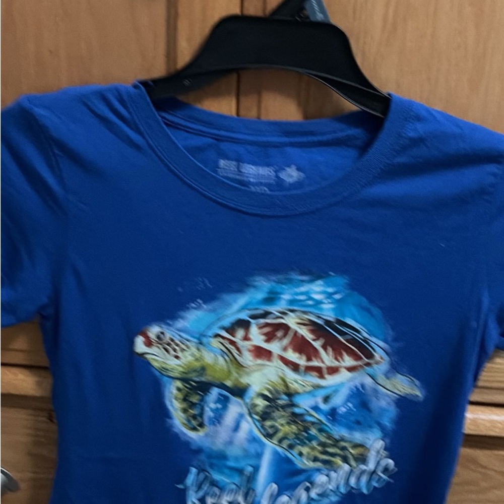 Reel Legends Blue Turtle Graphic Skirt